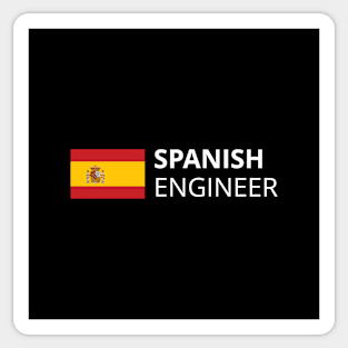 Spanish Engineer Sticker